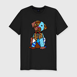 Футболка slim-fit Romero B Dog, цвет: черный