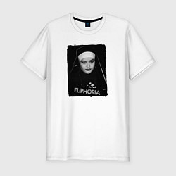 Футболка slim-fit Kat the nun, цвет: белый