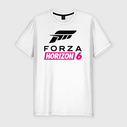 Мужская slim-футболка Forza Horizon 6 logo