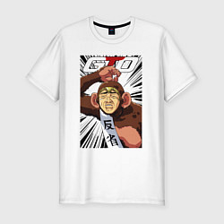 Футболка slim-fit Onizuka gorilla, цвет: белый