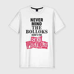 Футболка slim-fit SEX PISTOLS СЕКС ПИСТОЛС, цвет: белый