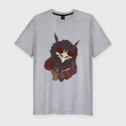 Мужская slim-футболка Митачурл Хиличурл Genshin Impact