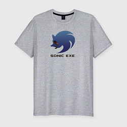 Футболка slim-fit Sonic exe logo, цвет: меланж