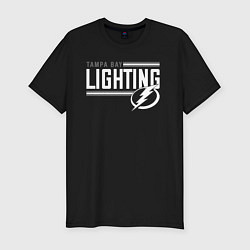 Футболка slim-fit TAMPA BAY LIGHTIN NHL ТАМПА БЭЙ НХЛ, цвет: черный