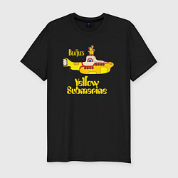 Футболка slim-fit On a Yellow Submarine, цвет: черный