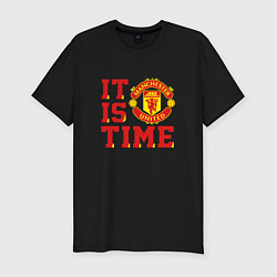 Футболка slim-fit It is Manchester United Time Манчестер Юнайтед, цвет: черный