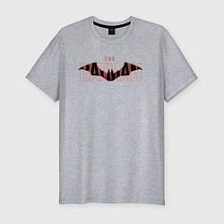 Мужская slim-футболка Логотип Бэтмена Летучая мышь