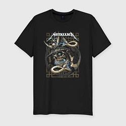 Футболка slim-fit Metallica Skull & Snake, цвет: черный