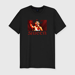 Мужская slim-футболка Queen Серп и Молот