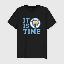 Футболка slim-fit It is Manchester City Time, цвет: черный