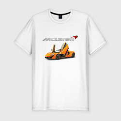 Футболка slim-fit McLaren Motorsport, цвет: белый