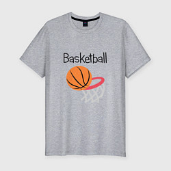 Футболка slim-fit Game Basketball, цвет: меланж