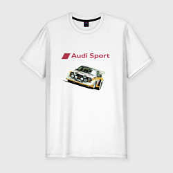 Футболка slim-fit Audi Racing team Power, цвет: белый