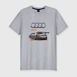 Футболка slim-fit Audi Racing team, цвет: меланж