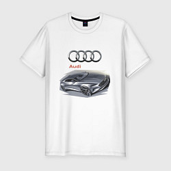 Футболка slim-fit Audi Concept, цвет: белый
