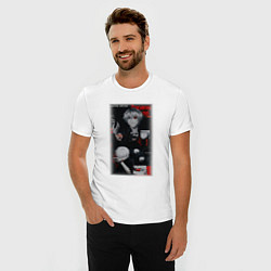 Футболка slim-fit Dead Inside Tokyo Ghoul Токийский Гуль, цвет: белый — фото 2