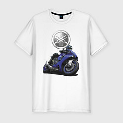 Футболка slim-fit Yamaha Racing team, цвет: белый