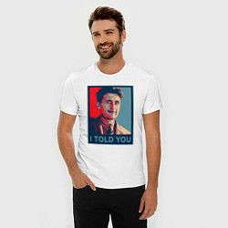 Футболка slim-fit Orwell - I told you, цвет: белый — фото 2