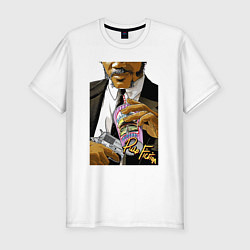 Футболка slim-fit Samuel, цвет: белый