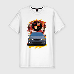 Мужская slim-футболка BMW пятерка 39