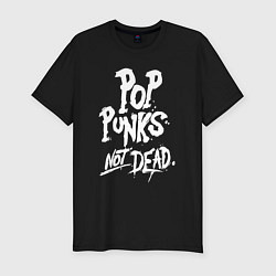 Футболка slim-fit Punks not deаd, цвет: черный