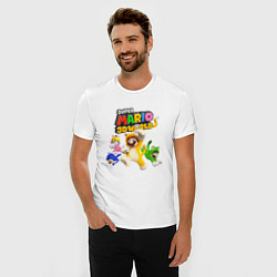 Футболка slim-fit Super Mario 3D World Nintendo Team of heroes, цвет: белый — фото 2