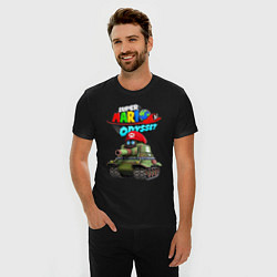 Футболка slim-fit Tank Super Mario Odyssey, цвет: черный — фото 2