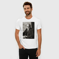 Футболка slim-fit Casual freud, цвет: белый — фото 2