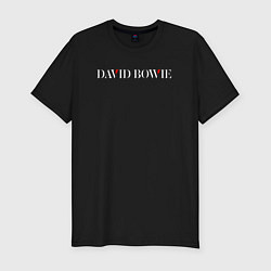 Футболка slim-fit David bowie rock, цвет: черный