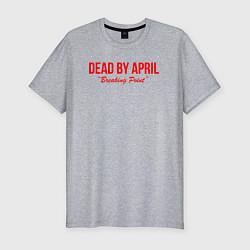 Футболка slim-fit Dead by april metal,, цвет: меланж