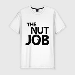 Мужская slim-футболка The nut job