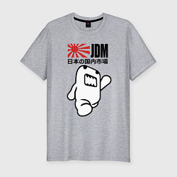 Футболка slim-fit JDM Japan, цвет: меланж