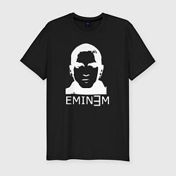 Футболка slim-fit ЭМИНЕМ eminem, цвет: черный