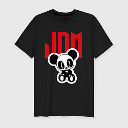 Футболка slim-fit JDM Panda Japan, цвет: черный