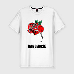 Футболка slim-fit Dangerose, цвет: белый