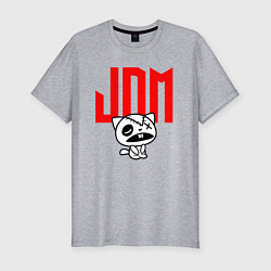Футболка slim-fit JDM Kitten-Zombie Japan, цвет: меланж