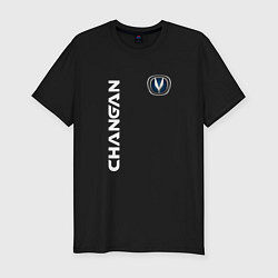 Футболка slim-fit ЧАНГАН CHANGAN AUTO, цвет: черный