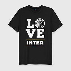 Футболка slim-fit Inter Love Classic, цвет: черный