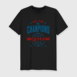 Футболка slim-fit QUEEN WE ARE THE CHAMPIONS, цвет: черный