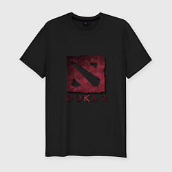 Футболка slim-fit Dota 2 Doka 2, цвет: черный