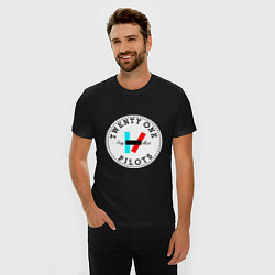 Футболка slim-fit TWENTY ONE PILOTS STAY ALIVE, цвет: черный — фото 2