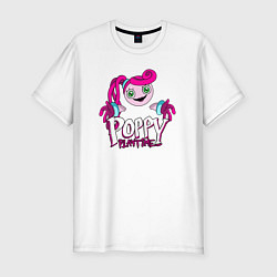 Футболка slim-fit Poppy Playtime Мама Длинные Ноги, цвет: белый