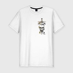 Футболка slim-fit Изгнание грешника, цвет: белый