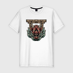 Мужская slim-футболка Талисман самурая