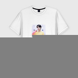 Футболка slim-fit Jimin of BTS, цвет: белый