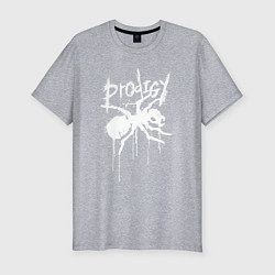 Футболка slim-fit Draw white logo - Ant, цвет: меланж