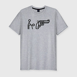 Мужская slim-футболка Sex Pistols знаками