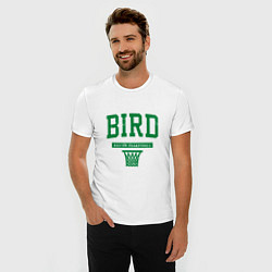 Футболка slim-fit Bird - Boston, цвет: белый — фото 2