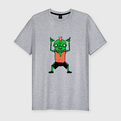 Футболка slim-fit MONSTER PUNK, цвет: меланж