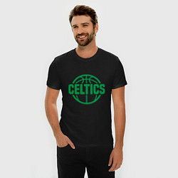 Футболка slim-fit Celtics Baller, цвет: черный — фото 2